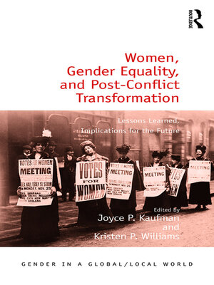 cover image of Women, Gender Equality, and Post-Conflict Transformation